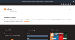 Desktop Screenshot of more.efpsa.org