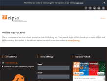 Tablet Screenshot of more.efpsa.org